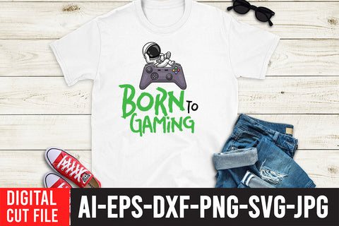 Born To Gaming SVG Design SVG BlackCatsMedia 