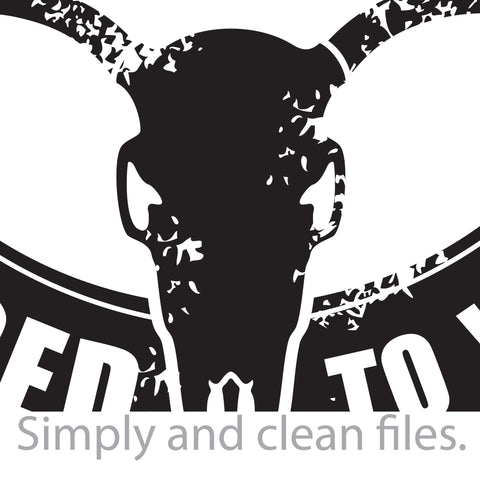 Born to hunt, forced to work. (Hunting design). SVG TribaliumArtSF 