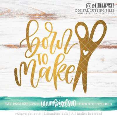 Born to Make SVG Lilium Pixel SVG 