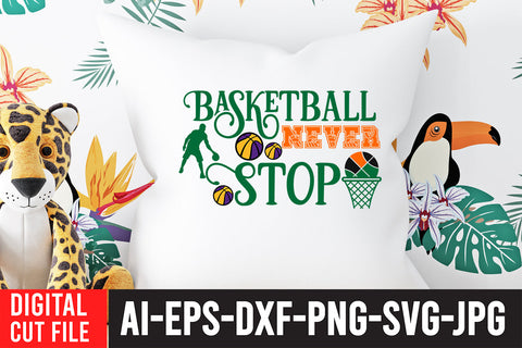 Born to Play Basketball SVG Cut File SVG BlackCatsMedia 