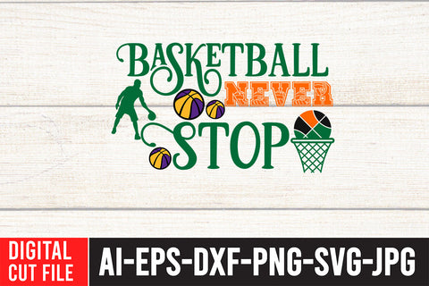Born to Play Basketball SVG Cut File SVG BlackCatsMedia 