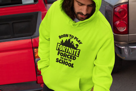 Born to Play Fortnite Forced to go to School SVG NextArtWorks 