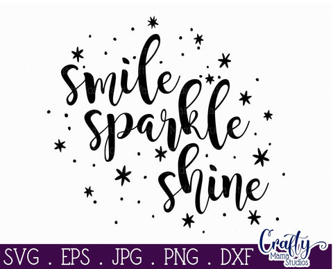 Born To Sparkle - Girl Power Svg - Baby Girl Svg - You Can't Handle All This Sparkle SVG Crafty Mama Studios 