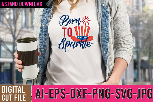 Born To Sparkle SVG Design SVG BlackCatsMedia 