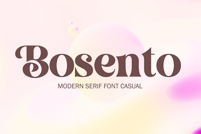 Bosento Font gatype 