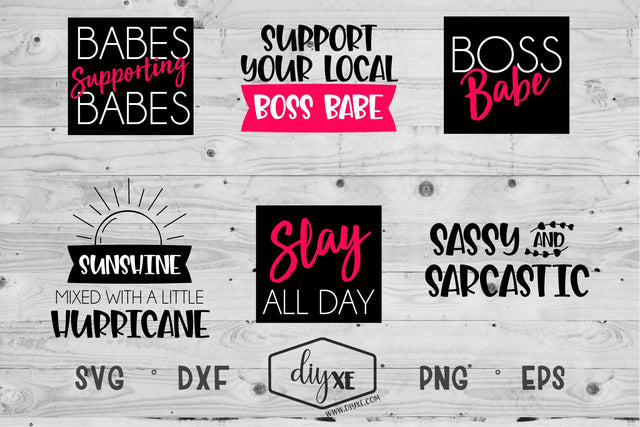 Boss Babe Bundle SVG DIYxe Designs