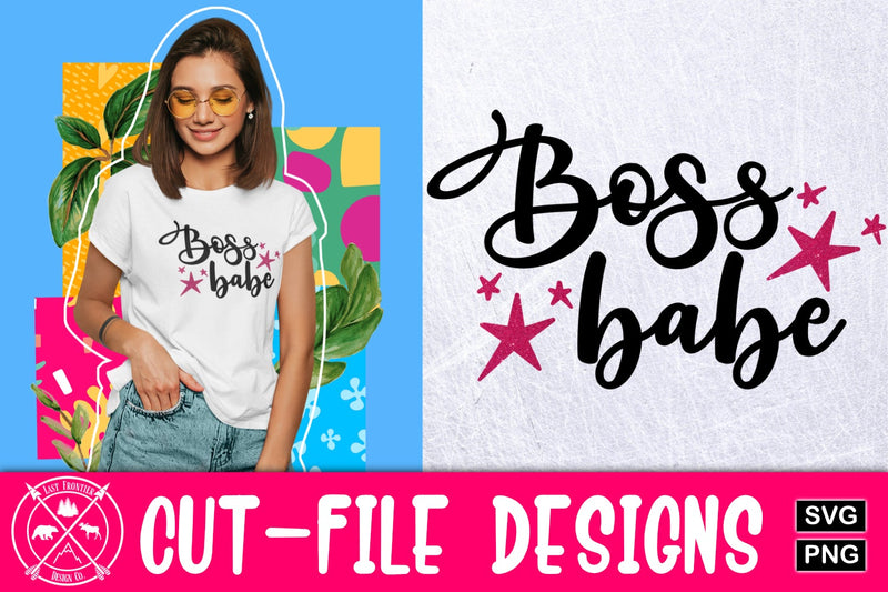 Boss Babe SVG Cut file|Boss Babe SVG SVG Last Frontier Design Co. 