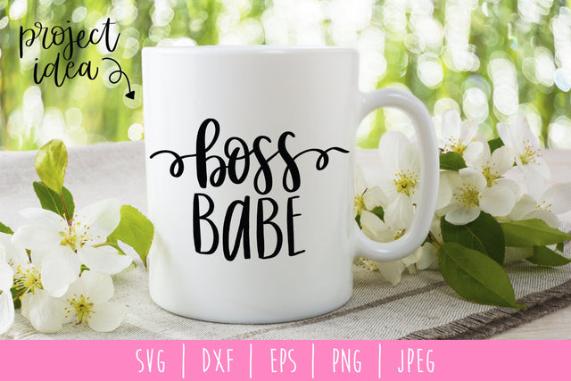 Boss Babe SVG SavoringSurprises 