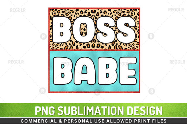 Boss babe SVG Sublimation Regulrcrative 