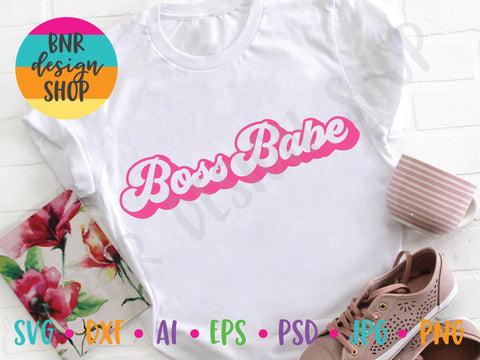 Boss Babe SVG SVG BNRDesignShop 