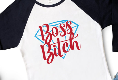 Boss Bitch Diamond Adult SVG Design | So Fontsy SVG Crafting After Dark 