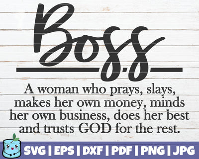 Boss Definition SVG MintyMarshmallows 