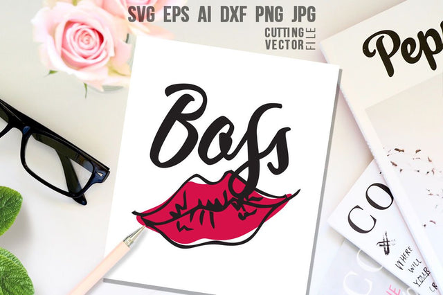 Boss Lady Quote SVG SVG VectorSVGdesign 