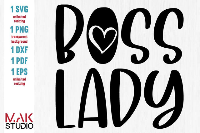 Boss lady svg, Boss lady svg file, Boss lady dxf, Boss lady cut file, Boss lady print, Boss lady png SVG MAKStudion 