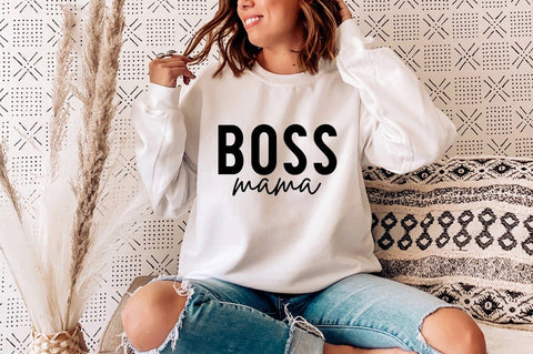 Boss Mama SVG - Motivational SVG, Inspirational SVG SVG Simply Cutz 