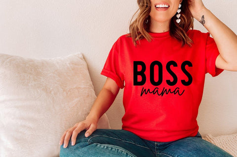 Boss Mama SVG - Motivational SVG, Inspirational SVG SVG Simply Cutz 