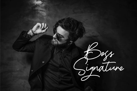 Boss Signature Font Good Java 