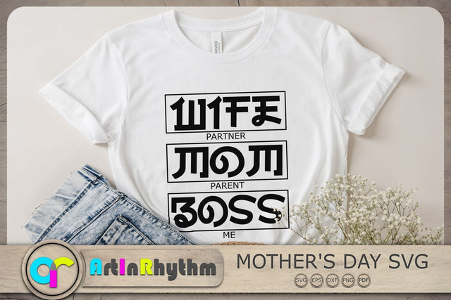 Boss Svg, Happy Mother's Day Svg, Mother's Day Svg, Mother Svg, Mom Svg, Mama Svg SVG Artinrhythm shop 
