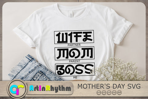 Boss Svg, Happy Mother's Day Svg, Mother's Day Svg, Mother Svg, Mom Svg, Mama Svg SVG Artinrhythm shop 