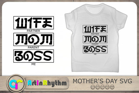 Boss Svg, Happy Mother's Day Svg, Mother's Day Svg, Mother Svg, Mom Svg, Mama Svg SVG Artinrhythm shop 