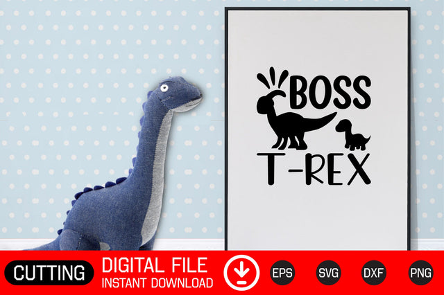 Boss T-rex SVG CraftlabSvg29 