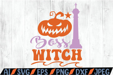 Boss Witch SVG SVG MStudio 