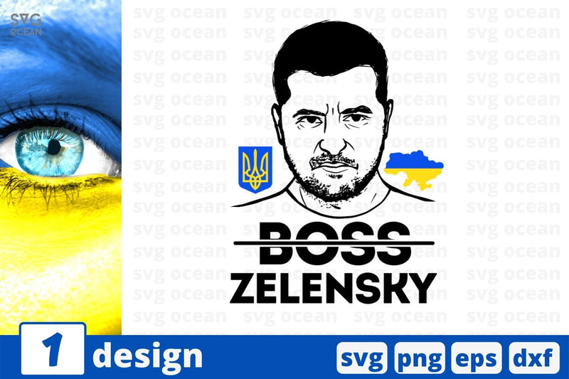 Boss Zelensky SVG Cut File SVG SvgOcean 