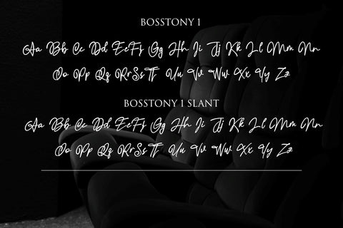 Bosstony 1 Font Dumadistyle 