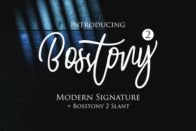 Bosstony 2 Font Dumadistyle 