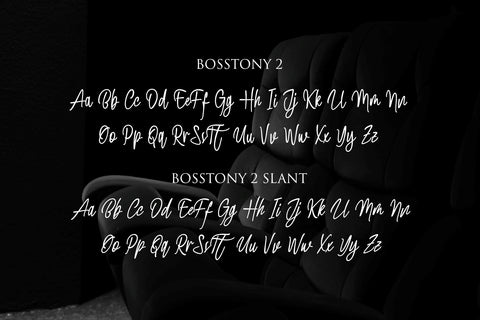Bosstony 2 Font Dumadistyle 