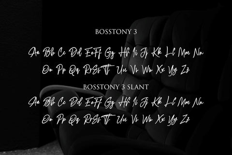 Bosstony 3 Font Dumadistyle 