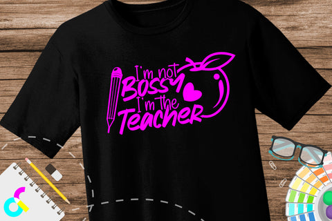 Bossy Teacher svg SVG Artinrhythm shop 