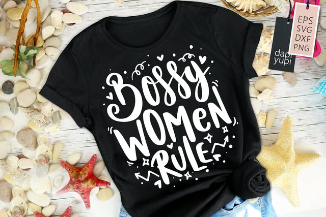 Bossy Women Rule SVG dapiyupi store 