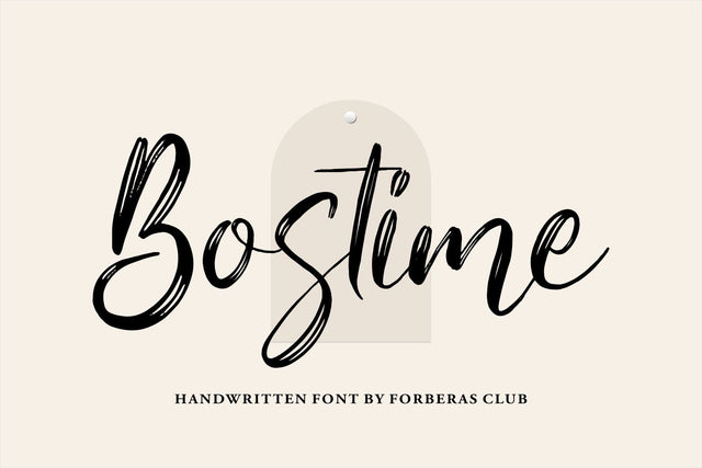 Bostime Font Forberas 