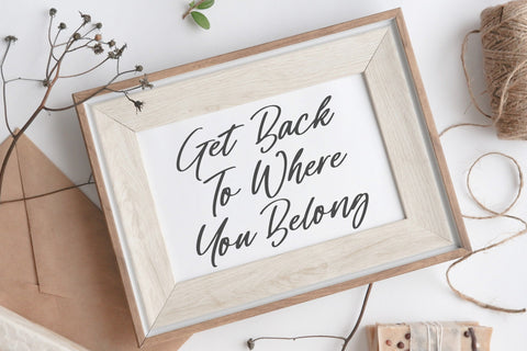 Bostonbay Modern Handwritten Font Font Balpirick 