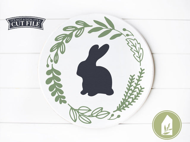 Botanical Bunny SVG | Spring SVG | Farmhouse Easter SVG Files SVG LilleJuniper 