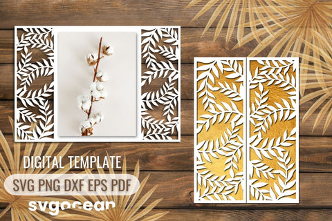 Botanical Invitation SVG Cut File SVG SvgOcean 