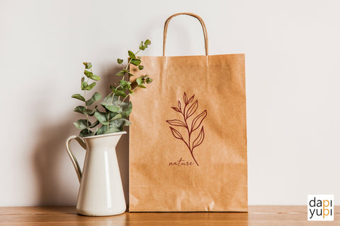 Botanical Line Art Clipart Floral Set SVG dapiyupi store 