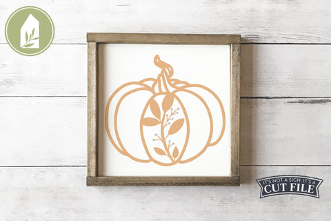 Botanical Pumpkin SVG | Fall SVG SVG LilleJuniper 