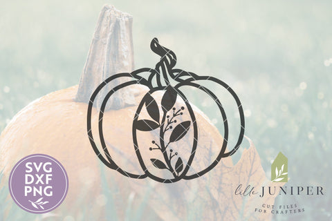 Botanical Pumpkin SVG | Fall SVG SVG LilleJuniper 