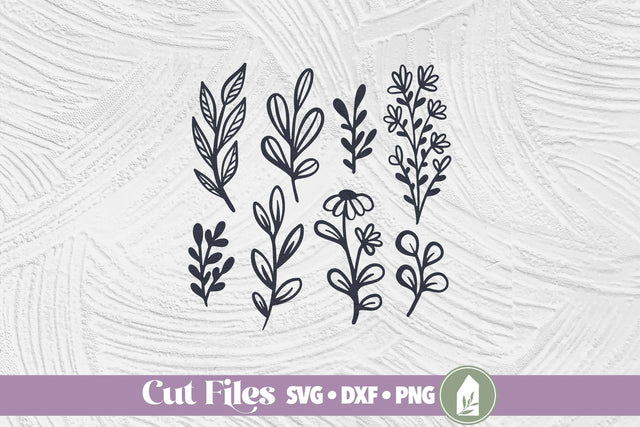 Botanical SVG | Leaf SVG | Flower SVG SVG LilleJuniper 