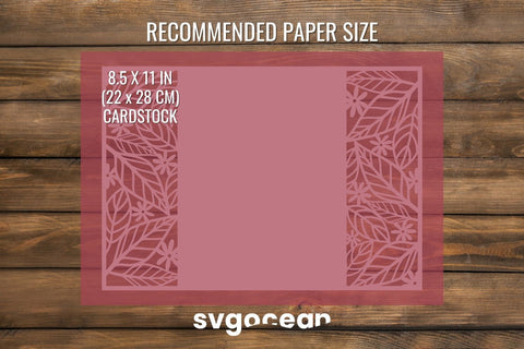 Botanical Wedding Invitation SVG Cut File SVG SvgOcean 