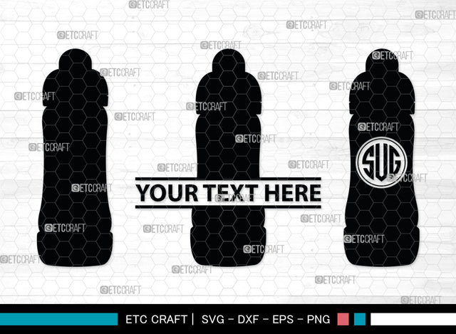 Bottle Bundle Monogram, Baby Bottle Silhouette, Baby Bottle SVG, Baby Nipples Svg, Pacifier Svg, Milk Bottle Svg, Newborn Svg, SB00010 SVG ETC Craft 