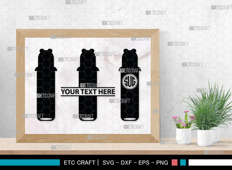 Bottle Bundle Monogram, Baby Bottle Silhouette, Baby Bottle SVG, Baby Nipples Svg, Pacifier Svg, Milk Bottle Svg, Newborn Svg, SB00010 SVG ETC Craft 