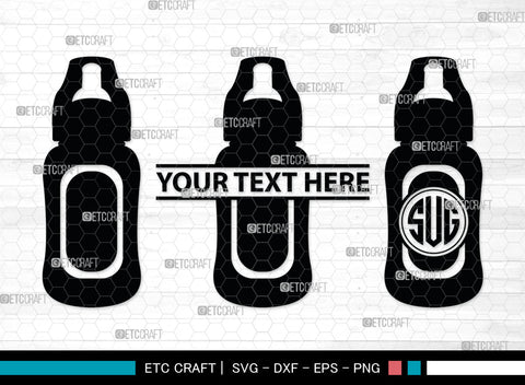 Bottle Bundle Monogram, Baby Bottle Silhouette, Baby Bottle SVG, Baby Nipples Svg, Pacifier Svg, Milk Bottle Svg, Newborn Svg, SB00010 SVG ETC Craft 