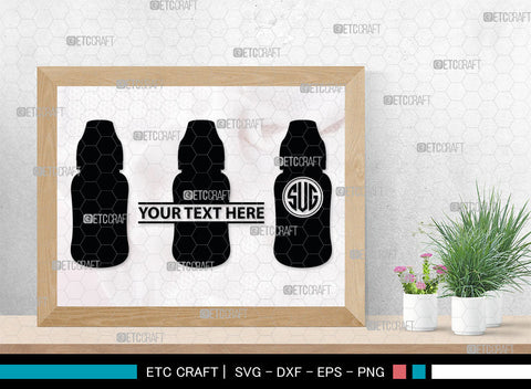 Bottle Bundle Monogram, Baby Bottle Silhouette, Baby Bottle SVG, Baby Nipples Svg, Pacifier Svg, Milk Bottle Svg, Newborn Svg, SB00010 SVG ETC Craft 