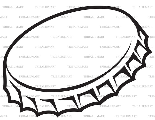 Bottle cap SVG TribaliumArtSF 