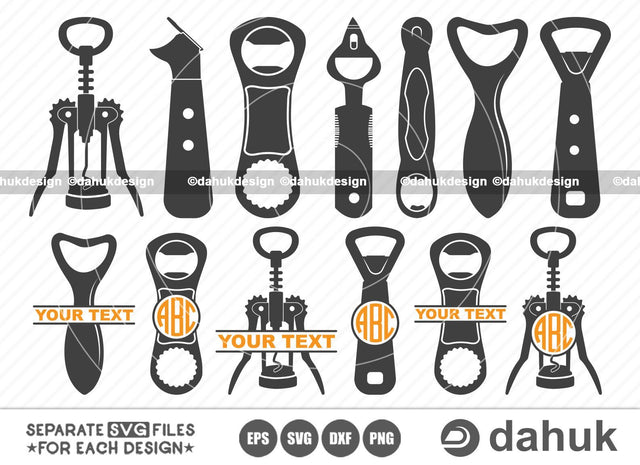 Bottle Opener svg, Cork Crew SVG, Wine, Cut File For Silhouette, Svg, Eps, Dxf, Png, Clipart Cricut Design Space, Vinyl Cut Files SVG dahukdesign 
