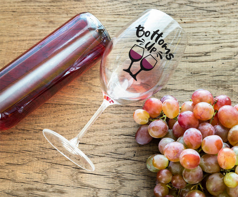 Bottom Up Wine Saying Svg,Wine Svg, Wine Lovers,Wine Decal,Wine Sayings,Wine Glass,Drinking,Cricut Cut File ,Funny Wine Quote,Liquid therapy SVG NextArtWorks 