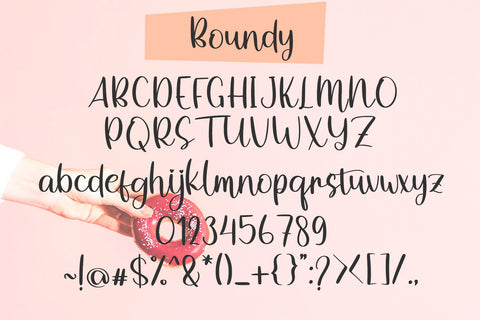 Boundy Font letterbeary 